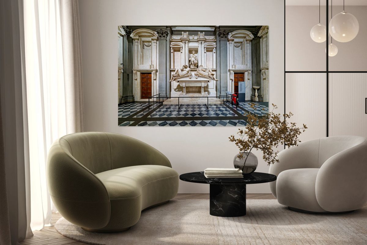 Tomb of Giuliano di Lorenzo in the Medici Chapels in Florence