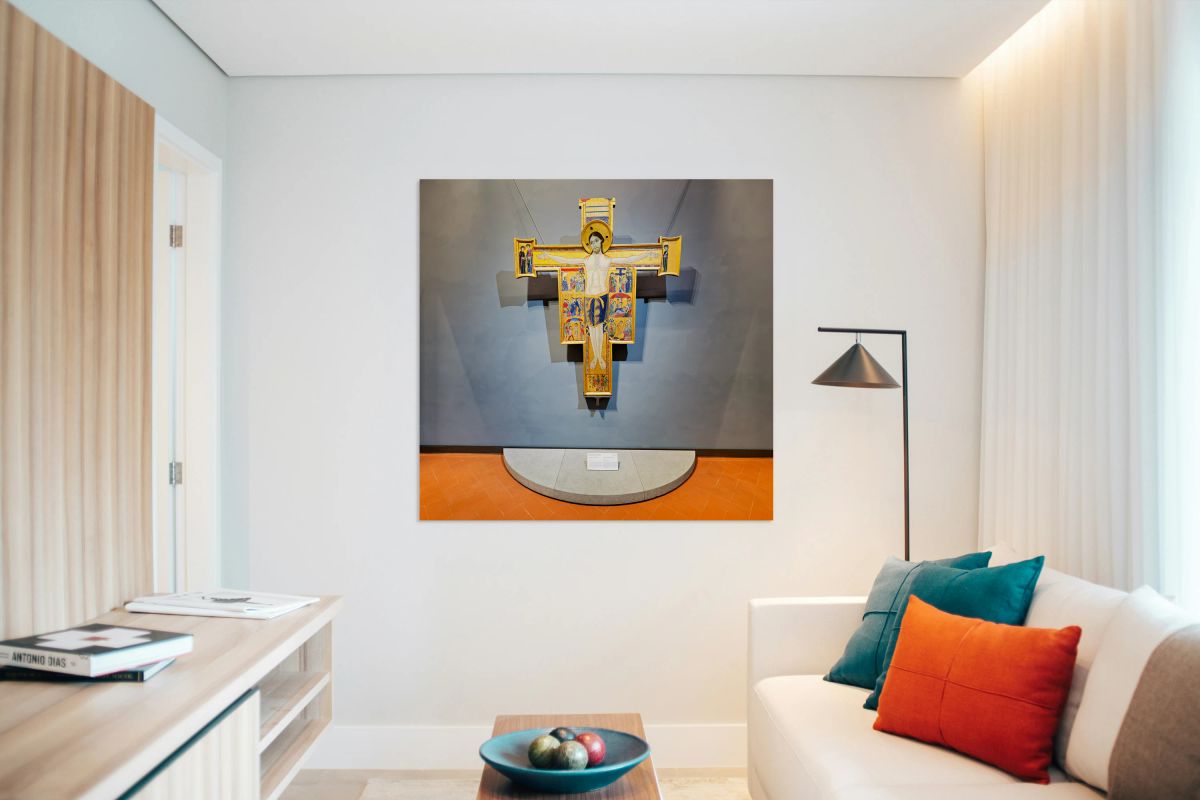 Crucifix with scenes from the life of Christ in Uffizi Gallery