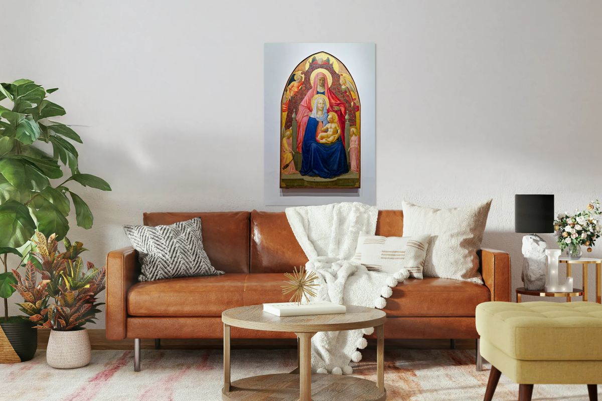 Florence Uffizi Gallery features Masaccios Madonna and St. Anne