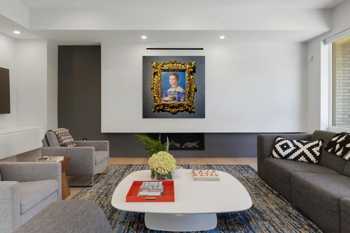Portrait of a girl with a book in Uffizi Gallery Florence