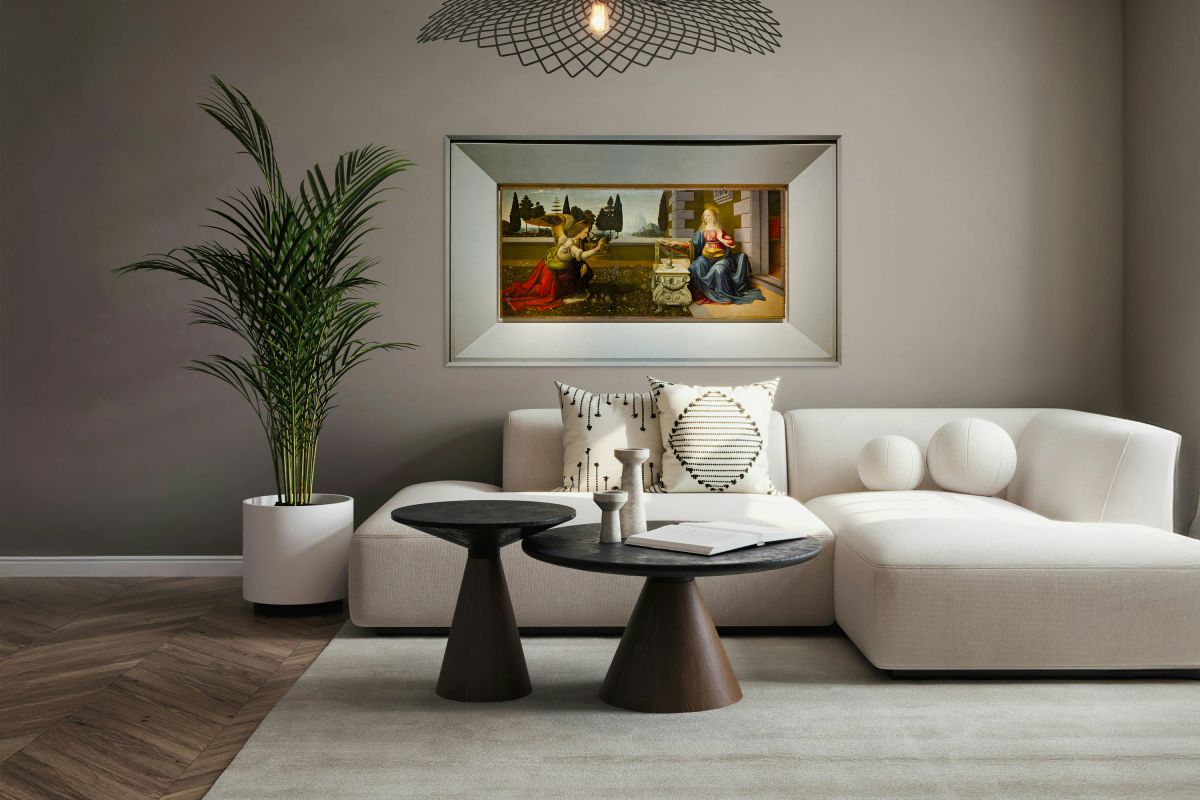 Leonardo da Vincis Annunciation at Uffizi Gallery in Florence