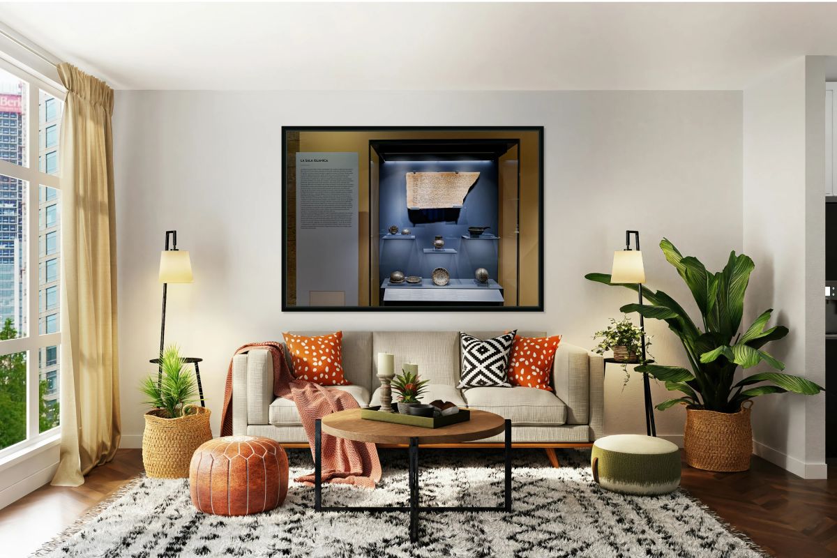 Exhibits of Islamic art at Museo Nazionale del Bargello in Flore