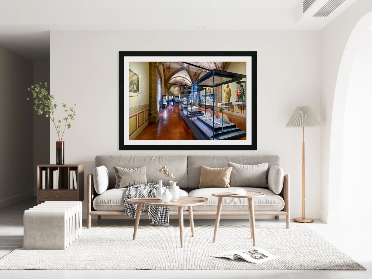 Exploring exhibits at Museo Nazionale del Bargello in Florence