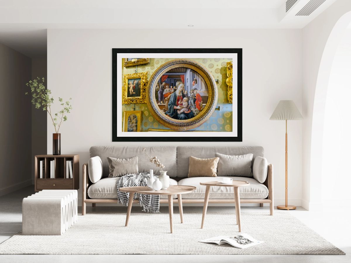 Madonna with child by fra filippo lippi in palazzo pitti in flor