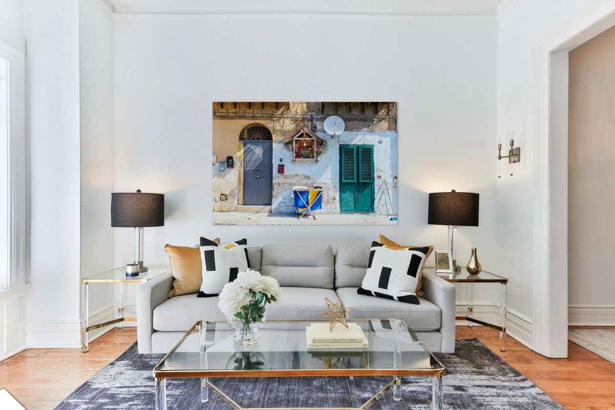 Exploring streets of Palermo Sicily in a sunny day