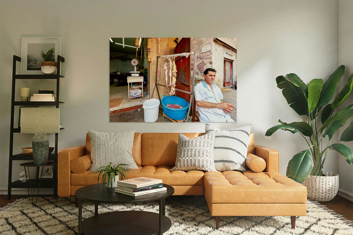 Market scene on Ballaro Street in Palermo Sicily during the day