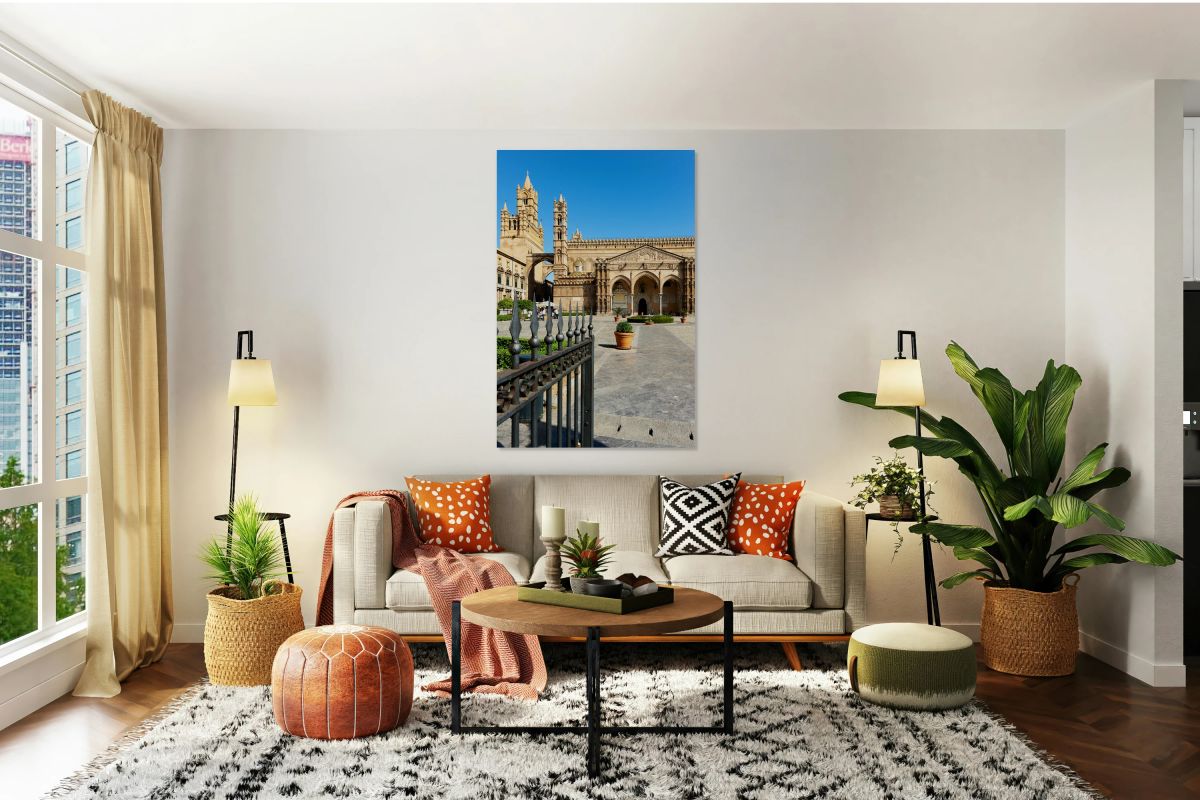 Explore Palermo Cathedral in Sicily on a bright sunny day