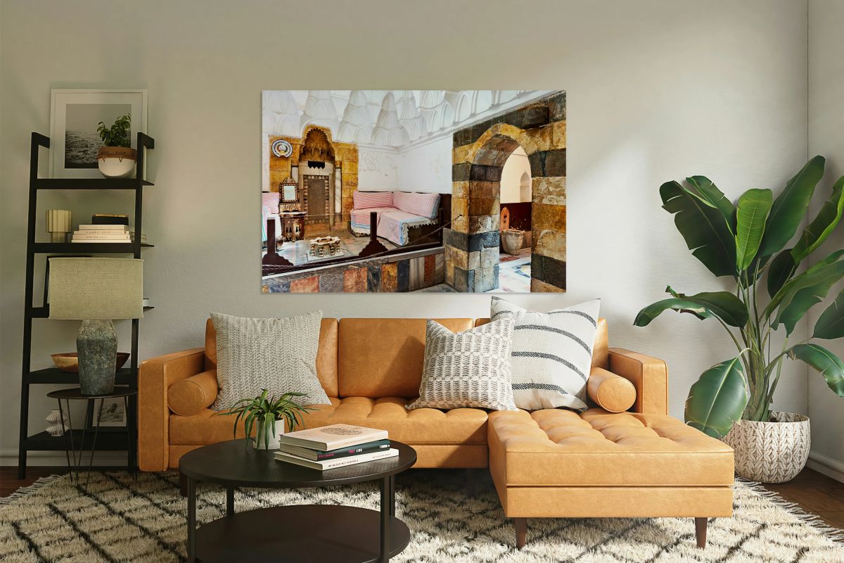 Exploring the inside of Azm Palace in Damascus Syria during the 