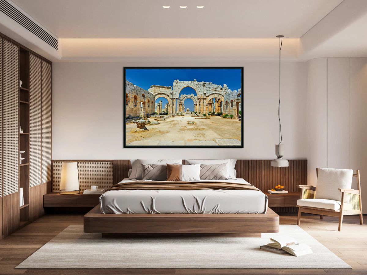 Visit to the ancient ruins of Saint Simeon Stylites in Syria