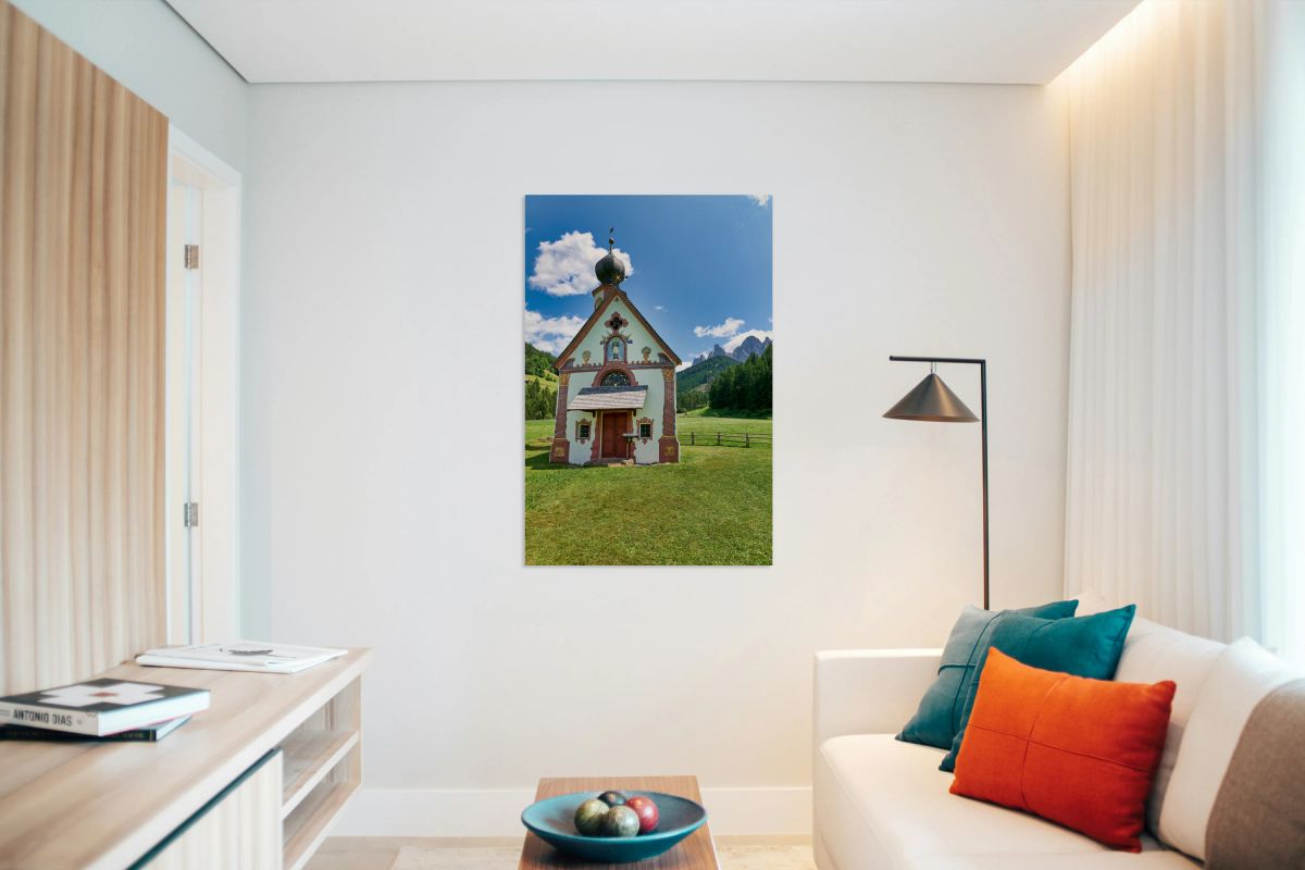 St. John Ranui church in Val di Funes South Tyrol Italy