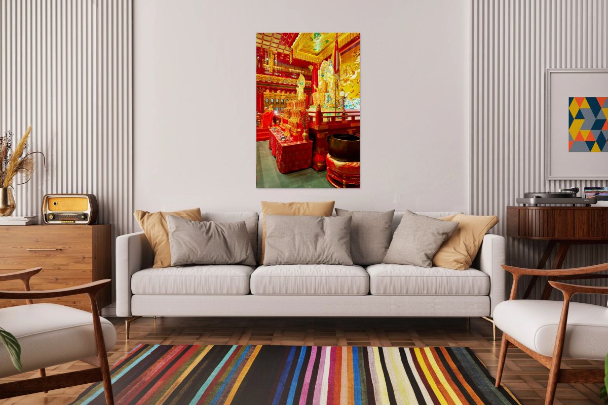 Visitors gather to pay respect at Thian Hock Keng Temple in Sing