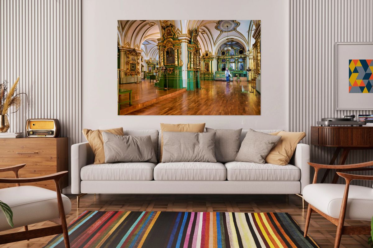 St. Nicholas Naval Cathedral interior in St. Petersburg