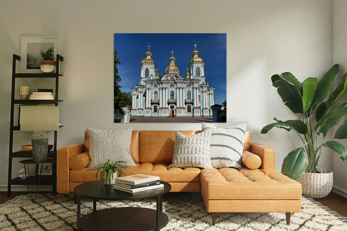 Visit to st. nicholas naval cathedral in st. petersburg