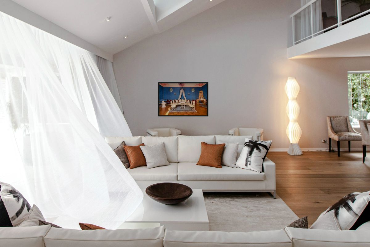 Yusupov Palace interior with luxe seating in St. Petersburg