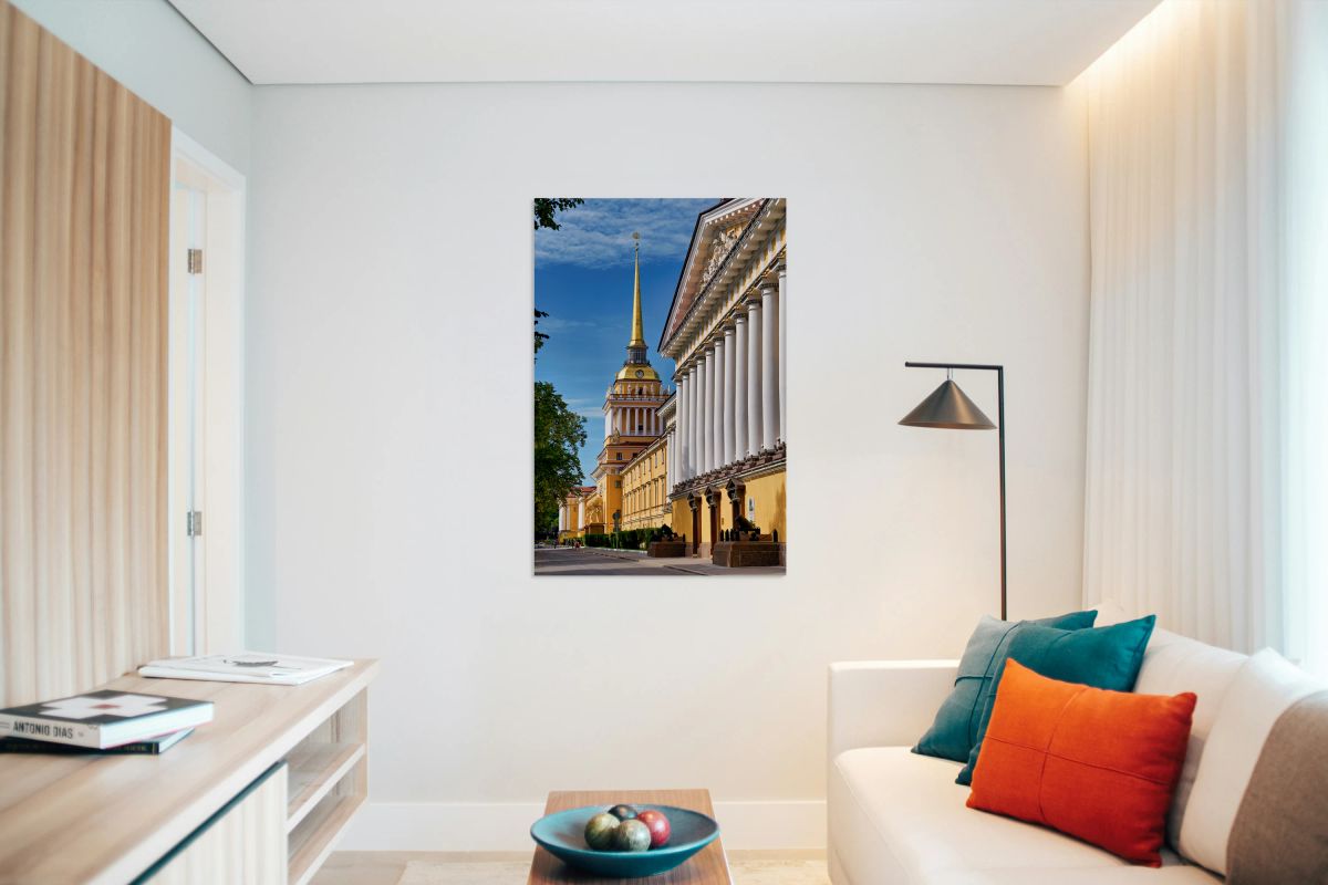 Exploring the admiralty building in saint petersburg russia