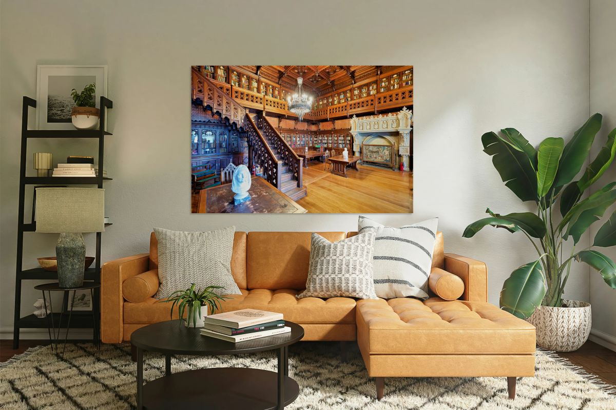Visitors wander through the Winter Palace Hermitage Museum in St