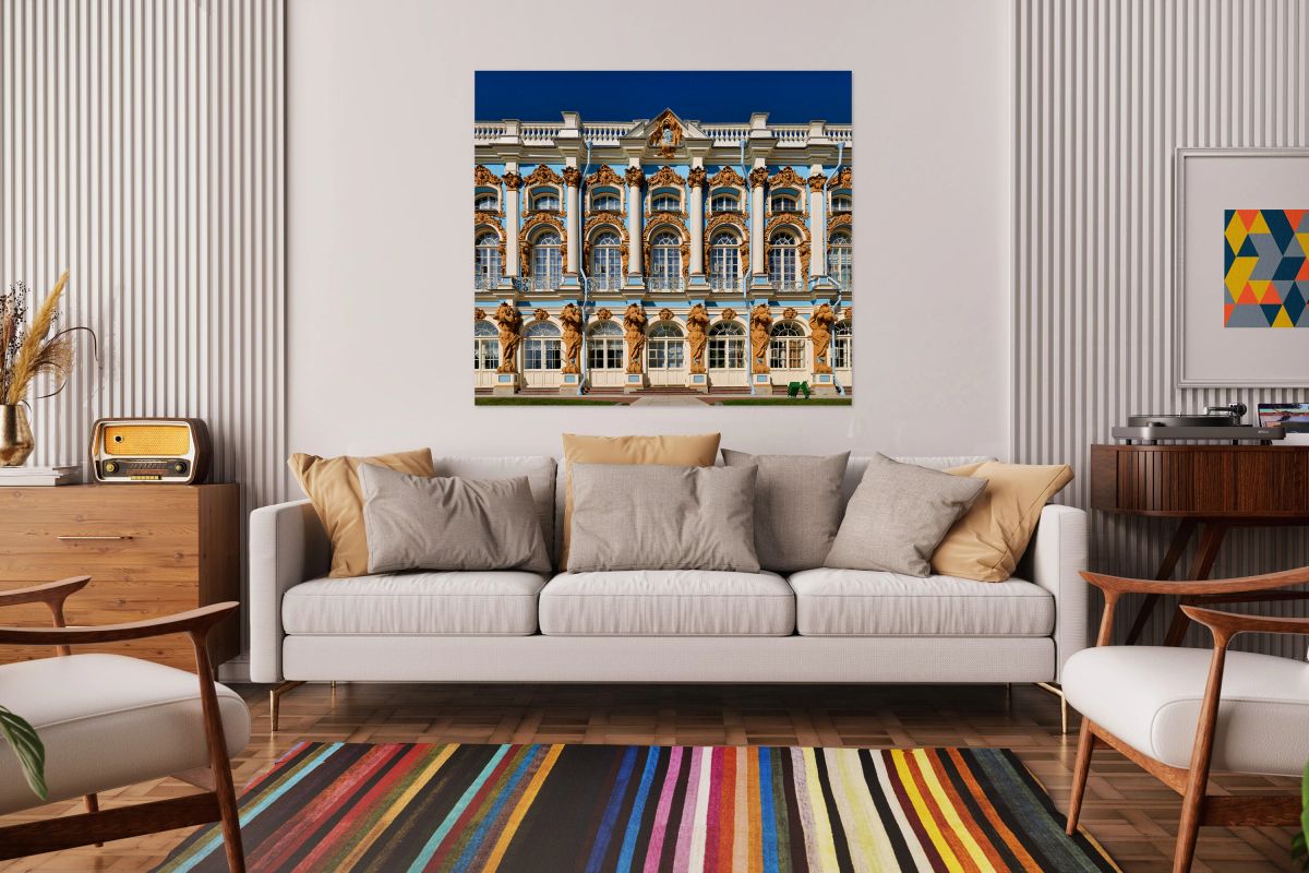 Catherine Palace in Pushkin shows rich design and art