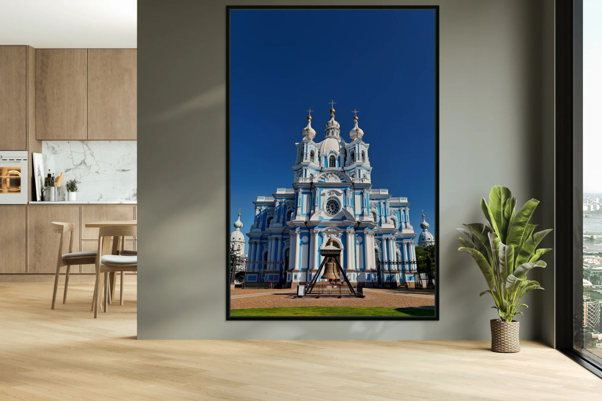 Visit to smolny convent in saint petersburg russia