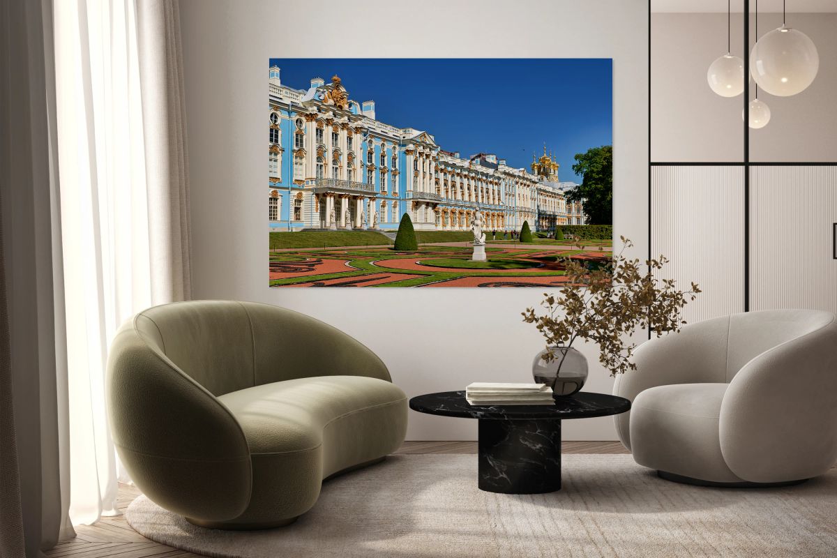 Catherine palace in pushkin saint petersburg russia