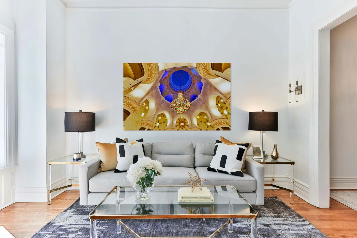 Exploring the interior design of Sheikh Zayed Grand Mosque