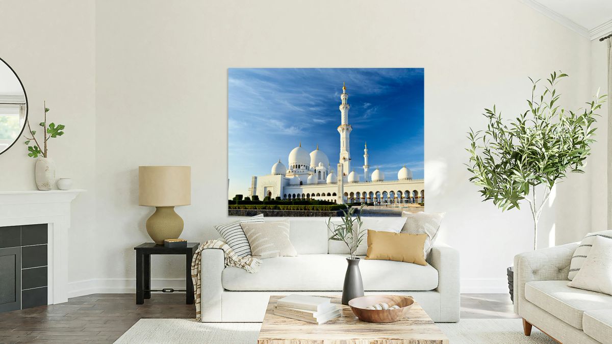 Visit to Sheikh Zayed Grand Mosque in Abu Dhabi during the day