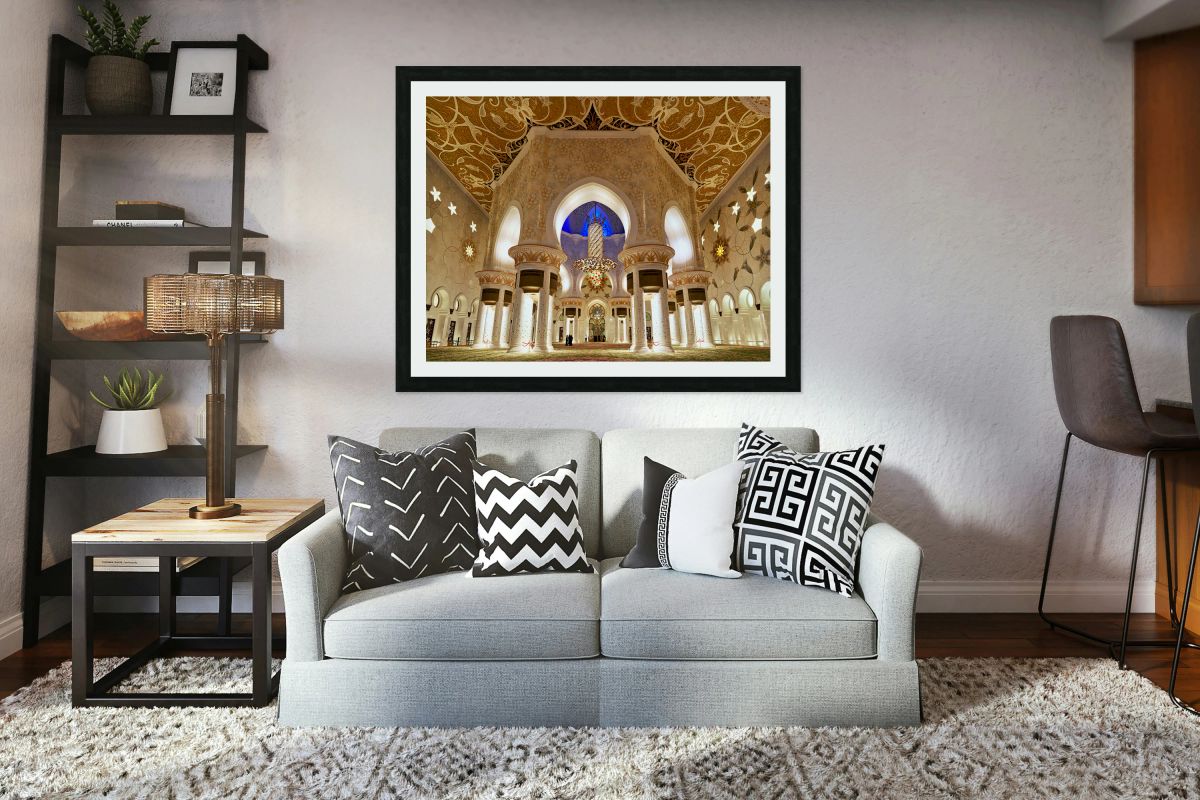 Exploring the interior of Sheikh Zayed Grand Mosque in Abu Dhabi