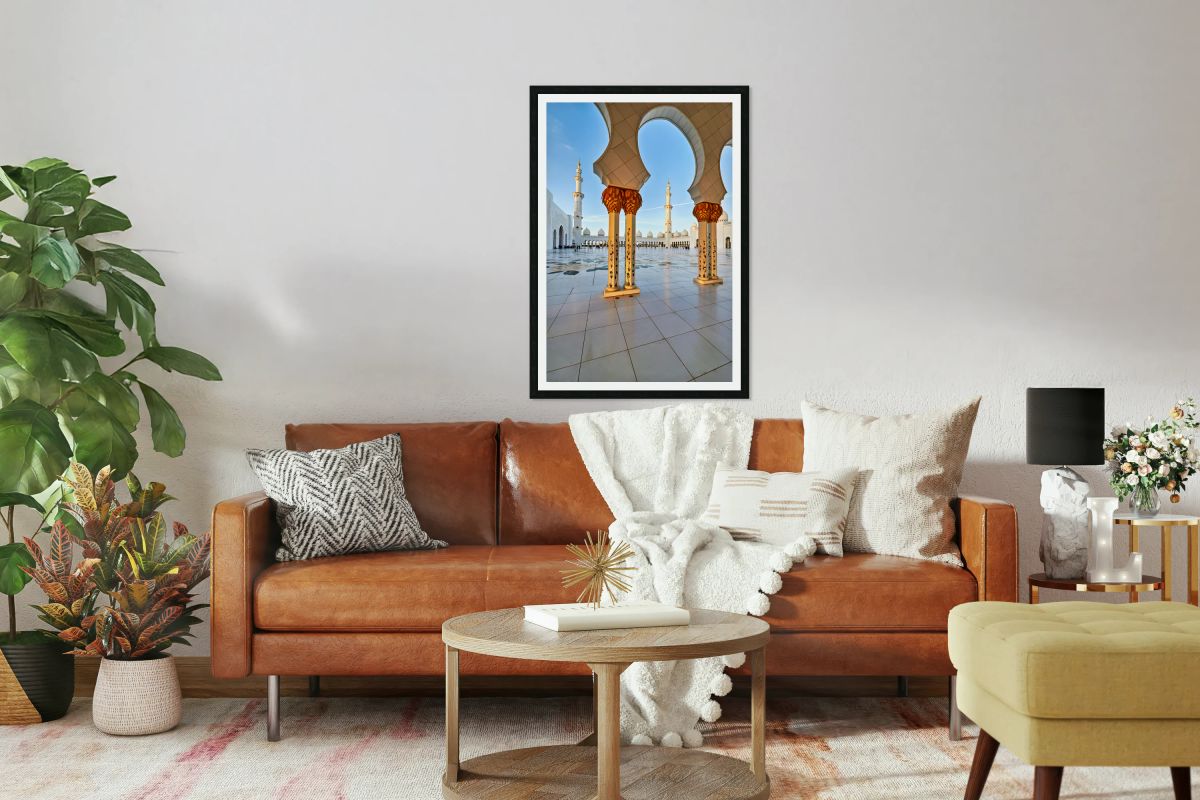 Visit to Sheikh Zayed Grand Mosque in Abu Dhabi at dawn