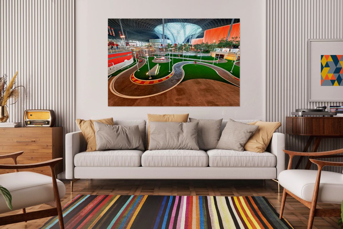 Ferrari World in Abu Dhabi features indoor race track