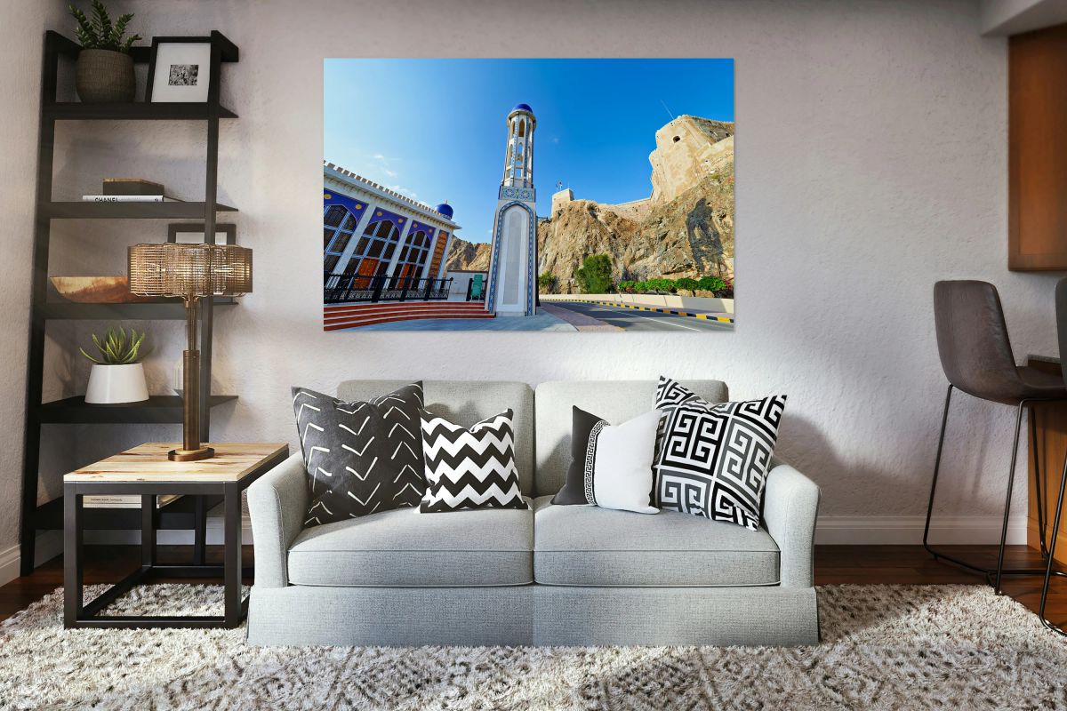 Visit Al Khor mosque in Muscat Oman near the old fort