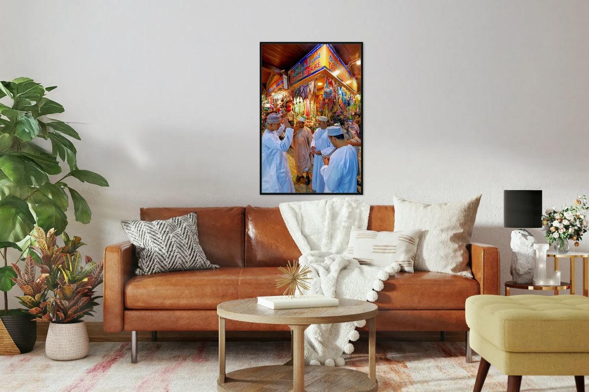 Crafts and conversations at mutrah souq in muscat oman