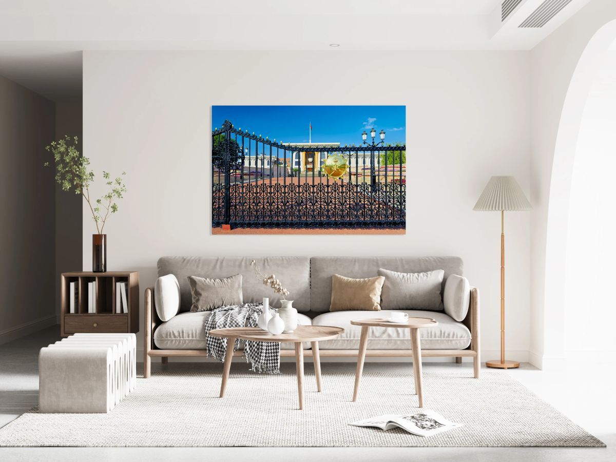 Al Alam Palace in Muscat Oman on a clear day