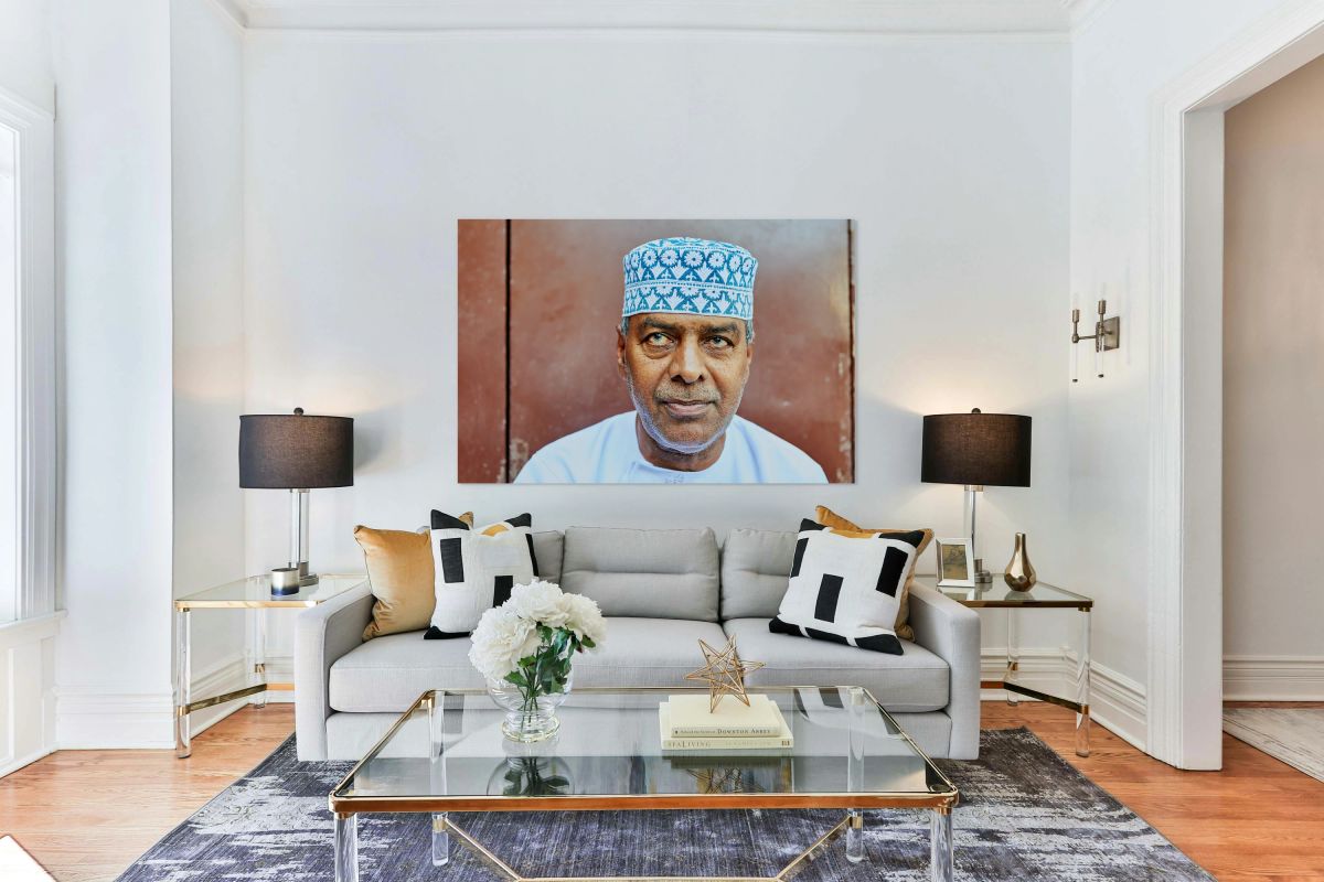 Elderly man in traditional clothing in Muscat Oman