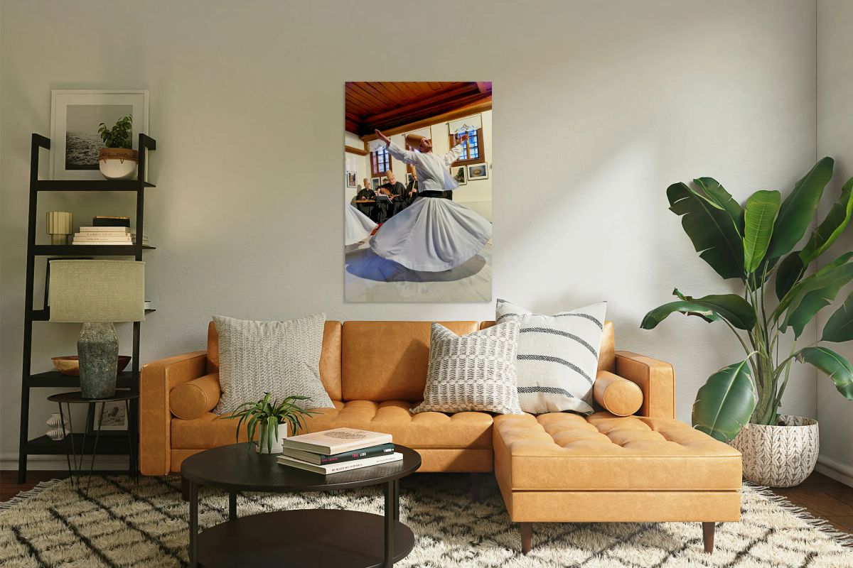 Dervishes dance in Istanbul at a cultural event