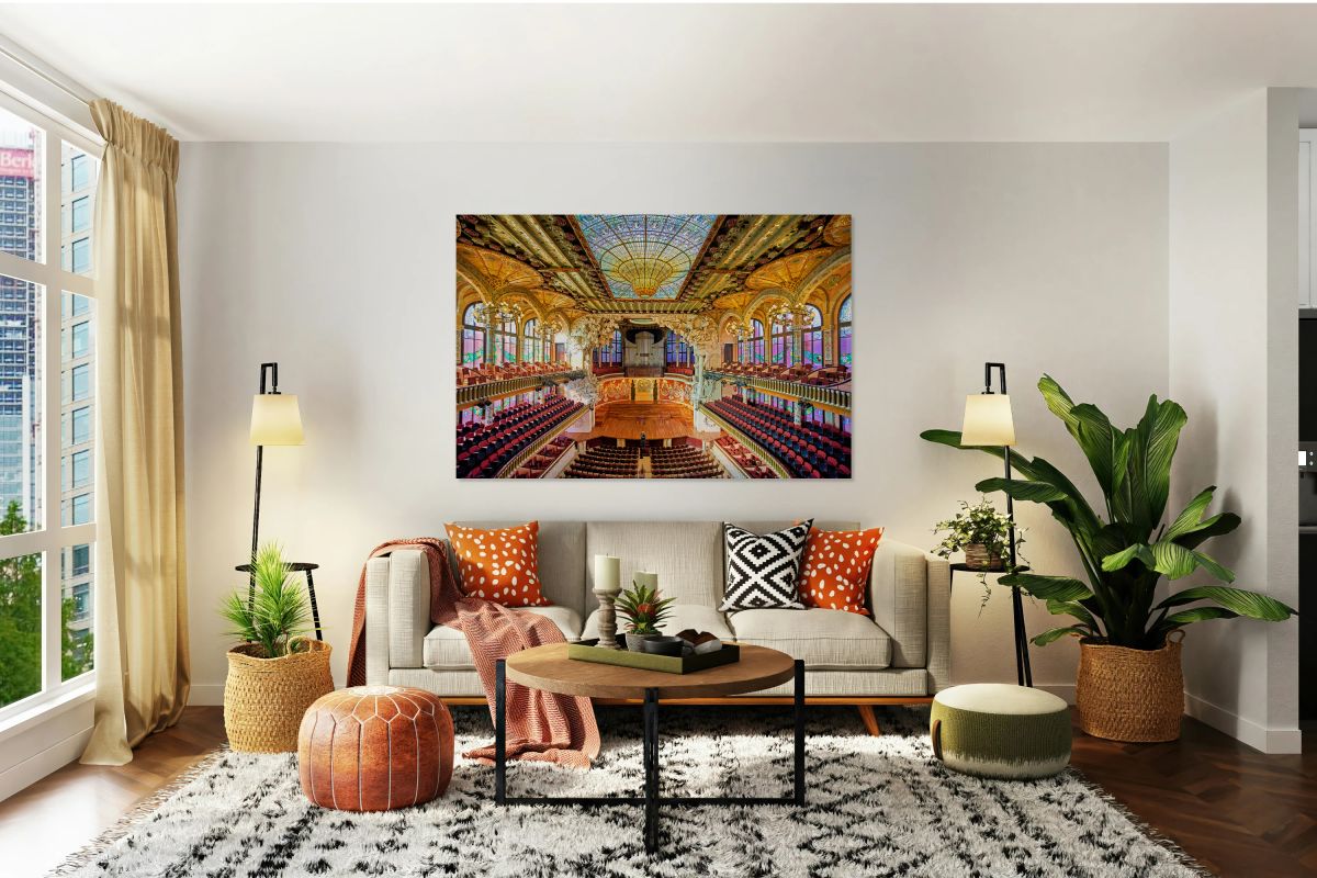 Visit Palau de la Musica Catalana in Barcelona Spain