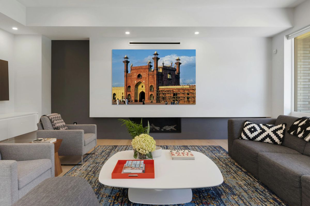 Badshahi mosque in Lahore showcases historical architecture