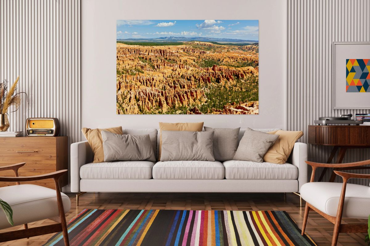 View from bryce point in bryce canyon national park