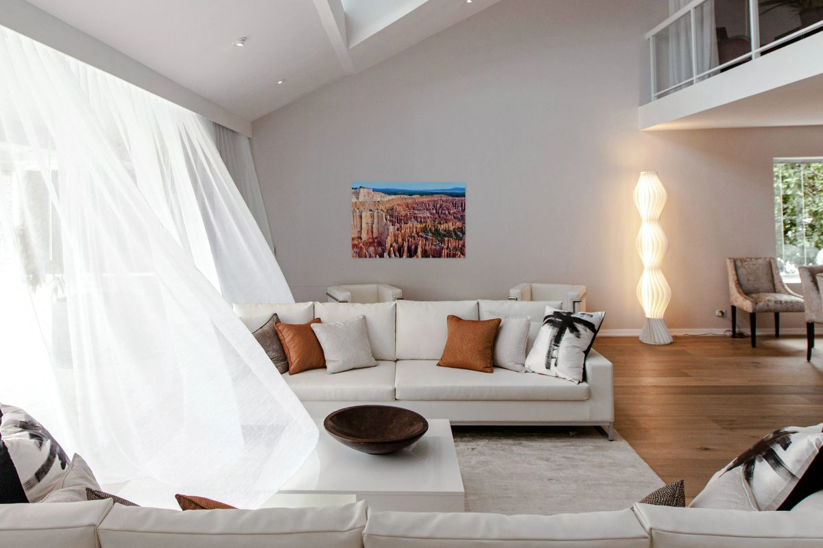 View from bryce point in bryce canyon national park