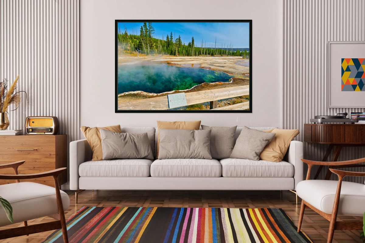 Visit Abyss Pool in Yellowstone National Park for a unique view