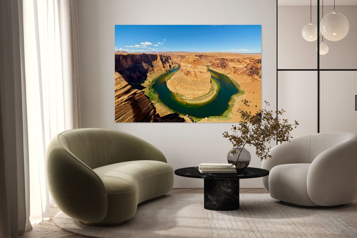 View of Horseshoe Bend in the Grand Canyon area of Utah
