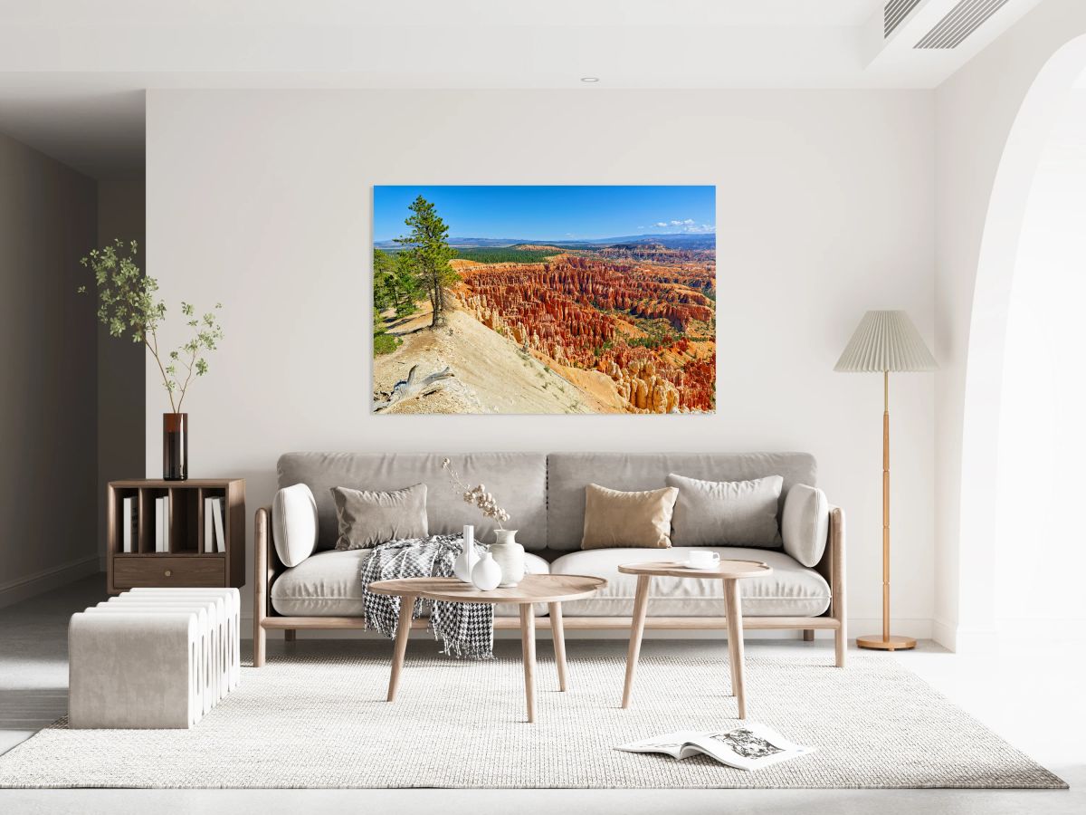 View of bryce canyon national park from inspiration point