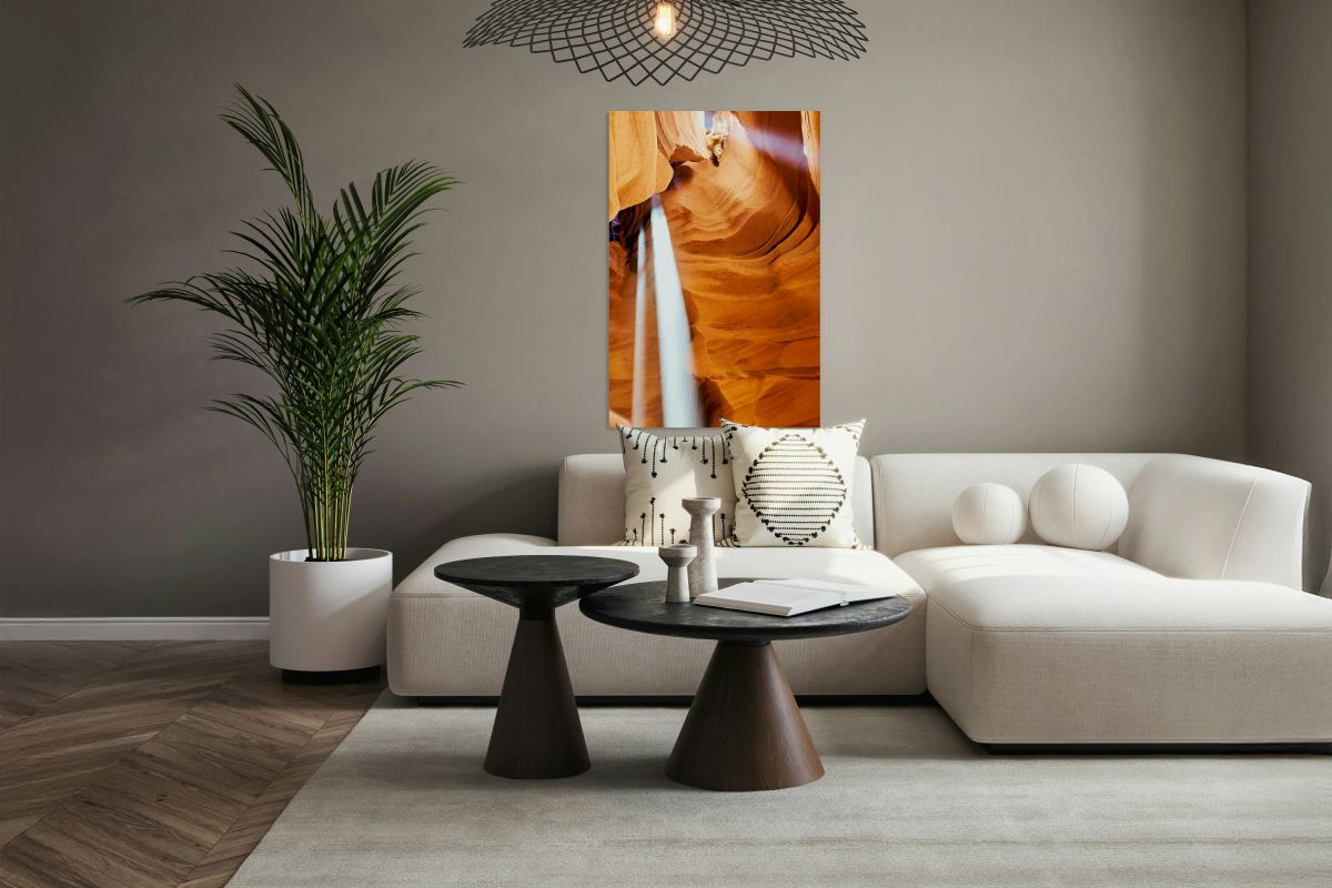 Exploring Antelope Slot Canyon in the USA during daylight hours