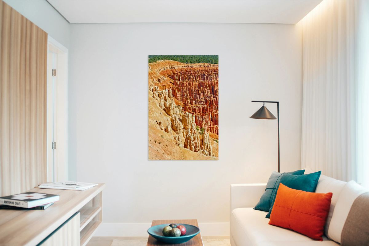 Visitors enjoy the view of Bryce Canyon from Inspiration Point