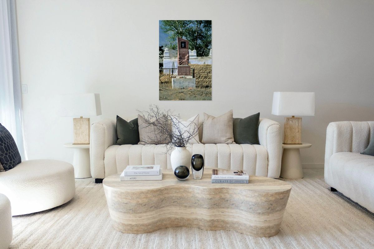 Cemetery in Samarkand shows a tombstone of a notable figure