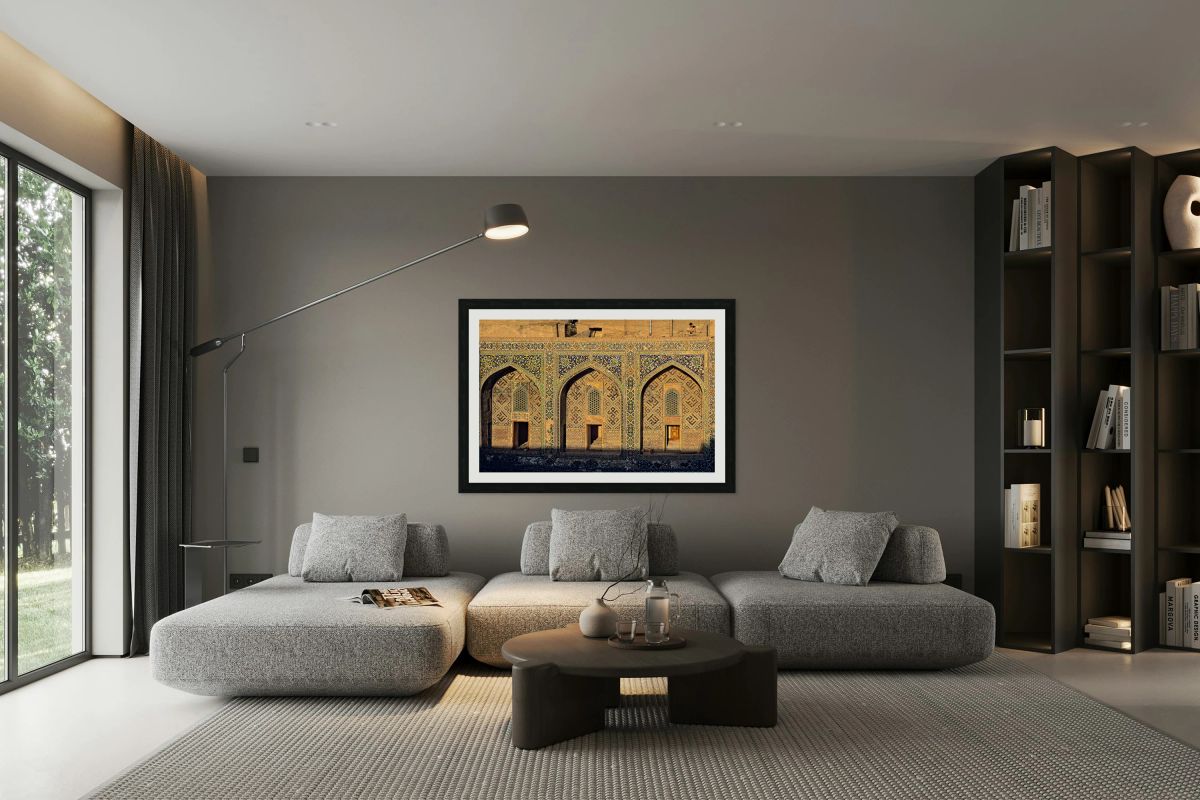 Madrasa architecture in Samarkand shows detailed design work