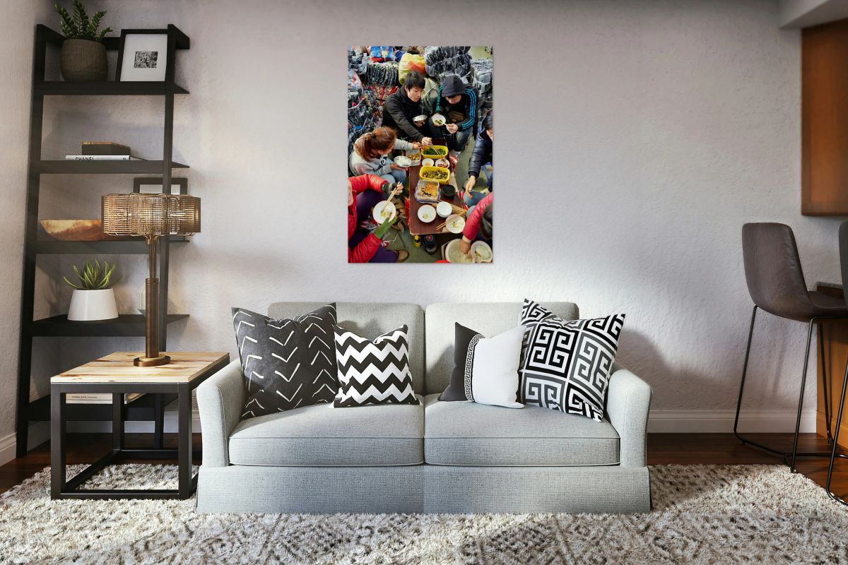 Lunch gathering with friends in Hanoi Vietnam