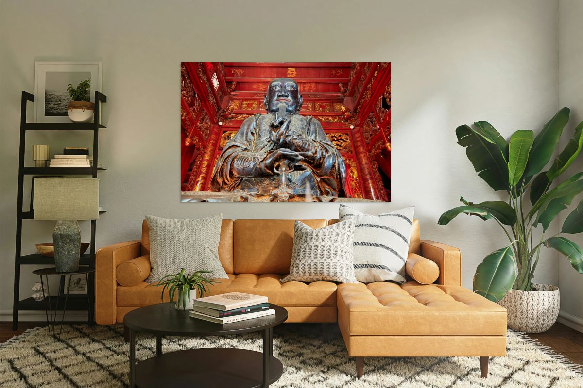 Statue of Buddha in Ho Chi Minh City temple area