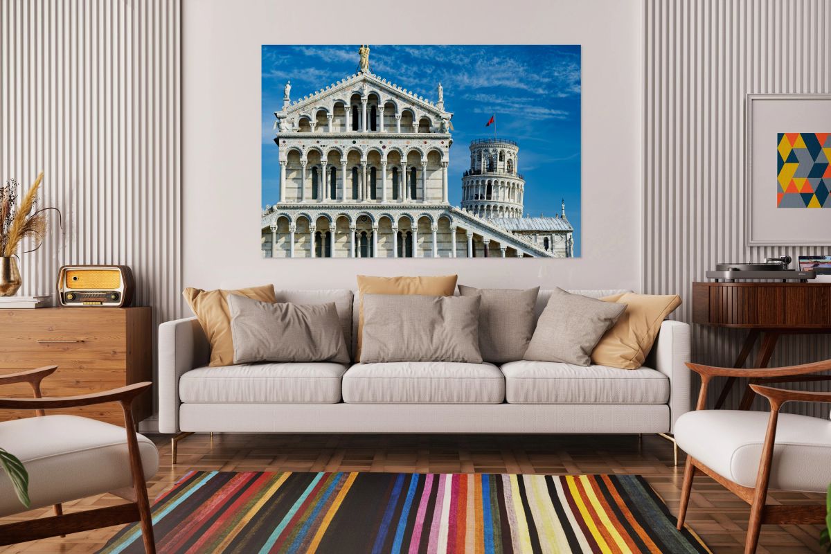 Pisa Cathedral and Leaning Tower in Piazza dei Miracoli