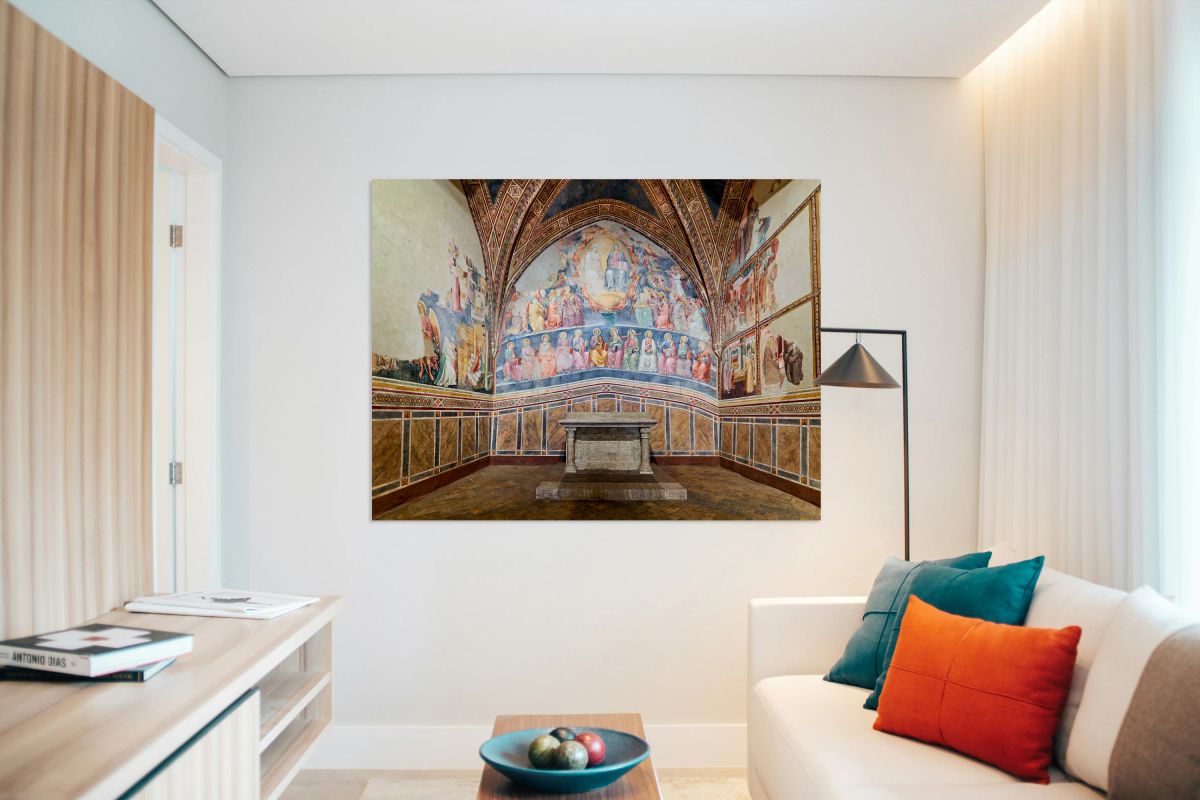 Frescoes by Cenni di Francesco Ser Cenni in San Lorenzo Church