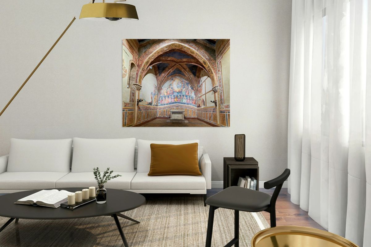 Frescoes in the church of San Lorenzo in Ponte San Gimignano