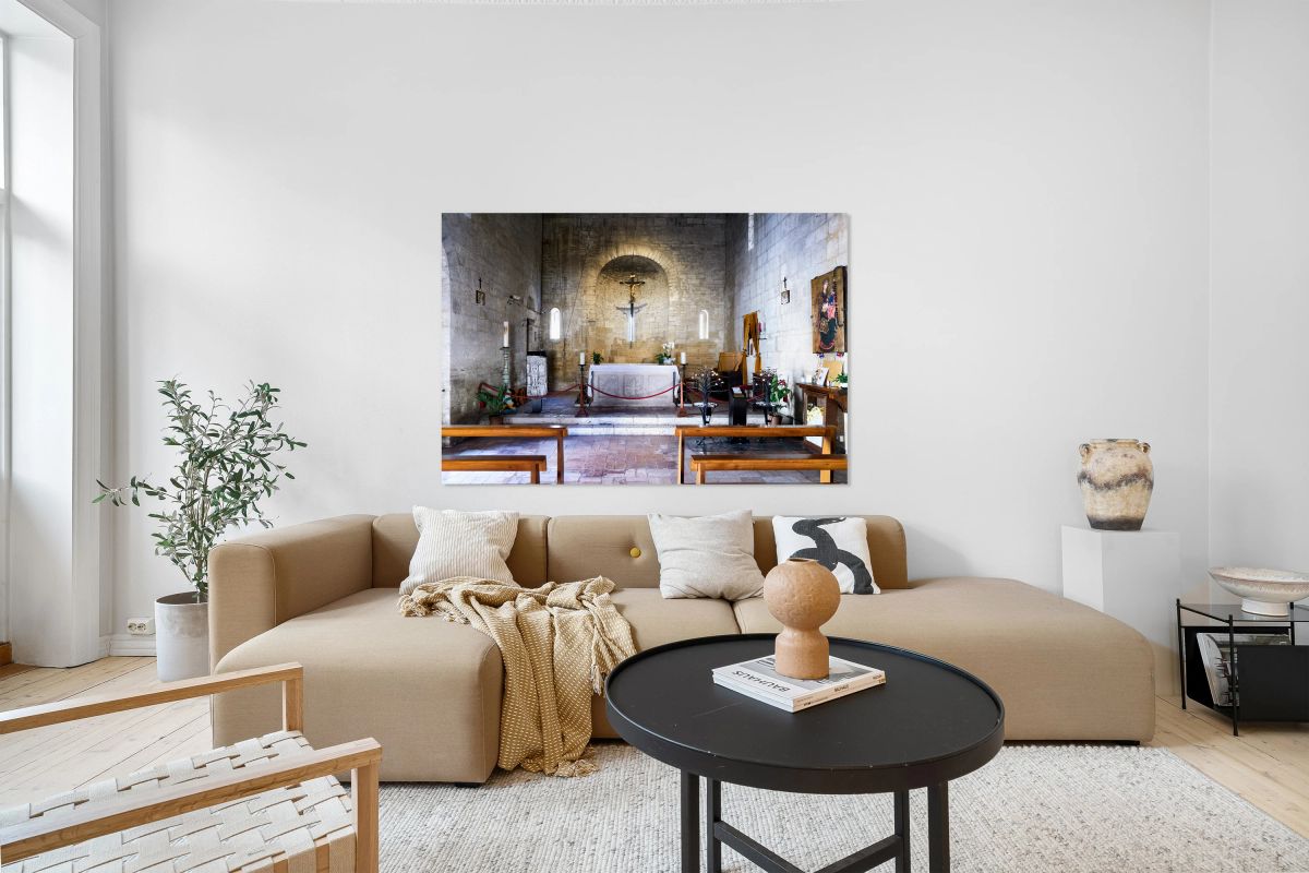 Santa Maria Assunta church in San Quirico dOrcia Italy